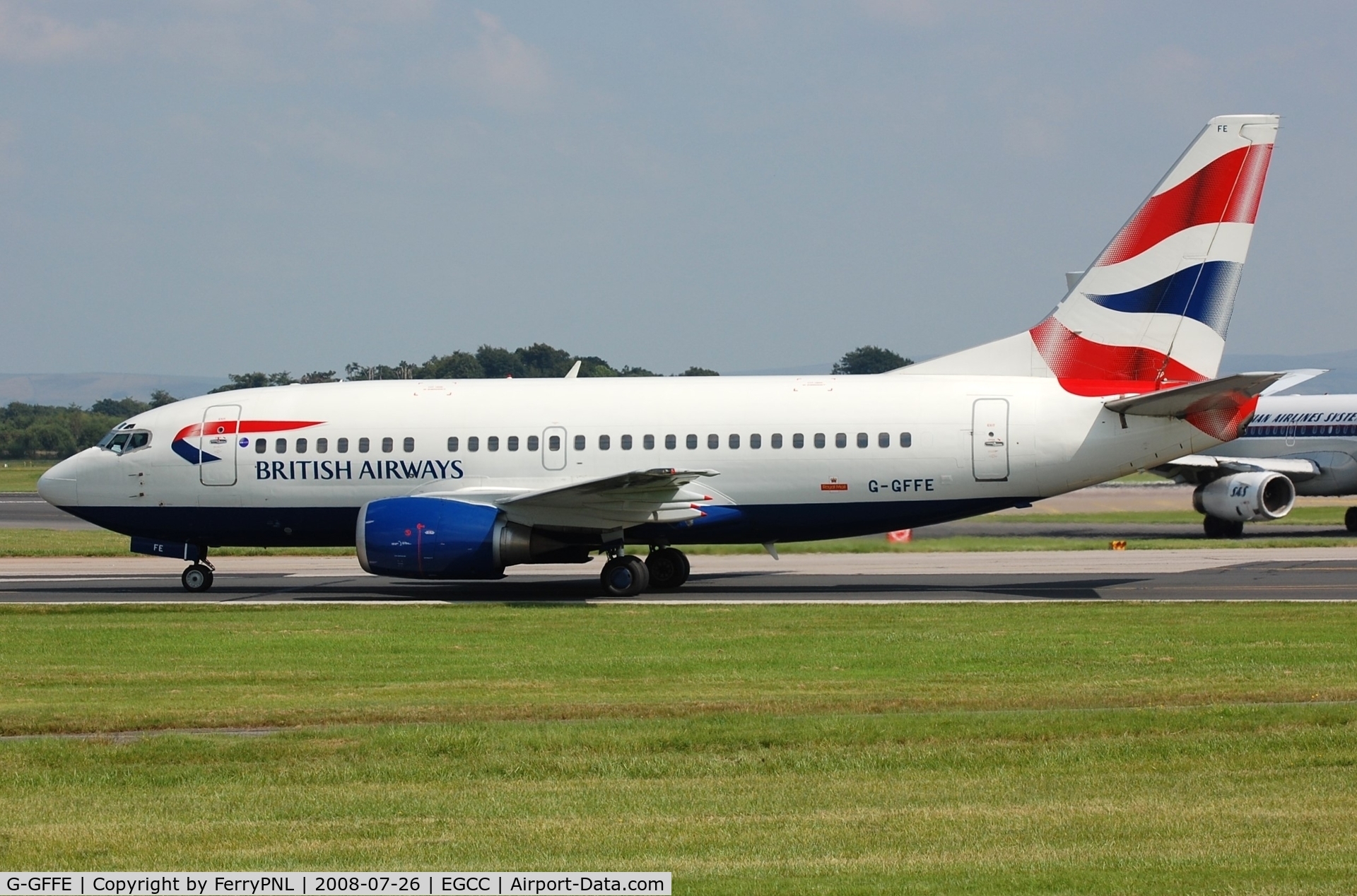 G-GFFE, 1995 Boeing 737-528 C/N 27424, British Airways B735 in MAN