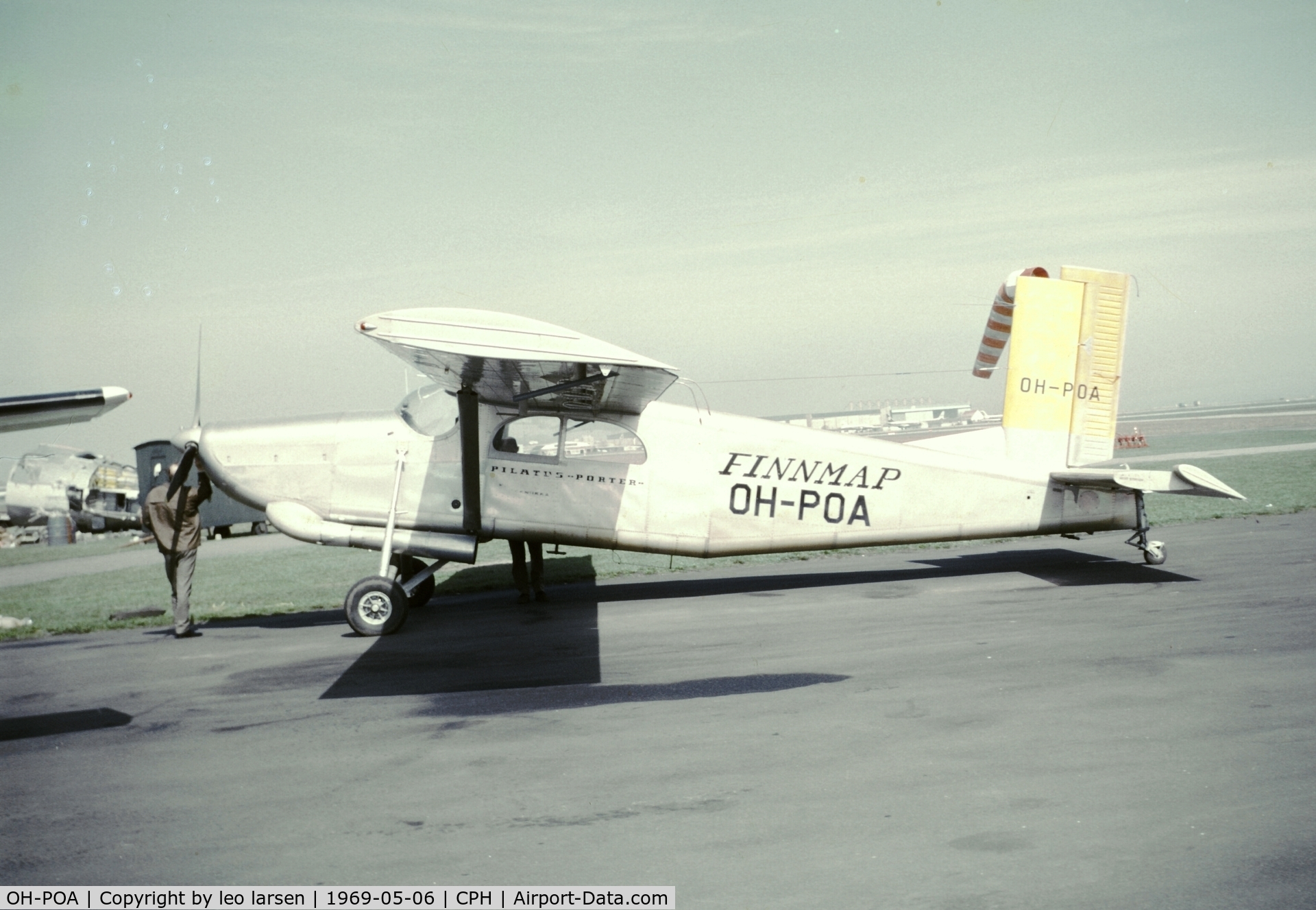 OH-POA, Pilatus PC-6 C/N 341, Copenhagen 6.5.1969