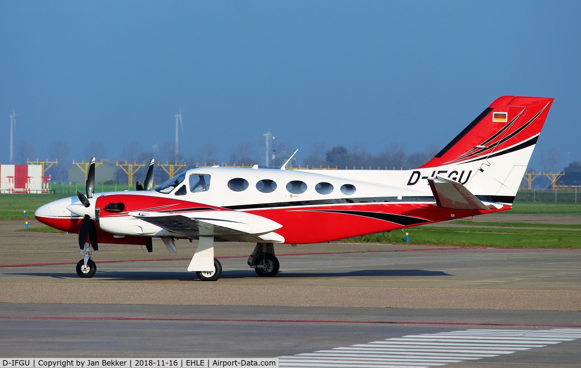 D-IFGU, 1983 Cessna 425 Conquest I C/N 425-0042, Lelystad Airport