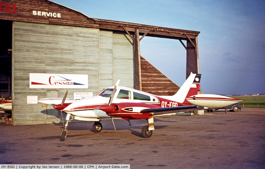 OY-EGD, 1966 Cessna 310K C/N 310K-0228, Copenhagen 1968