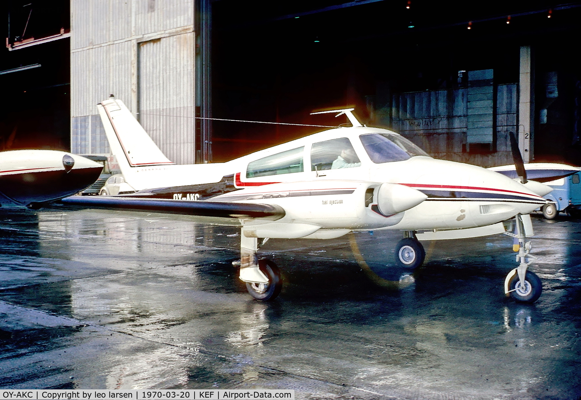 OY-AKC, 1970 Cessna 310Q C/N 310Q-0070, Keflavik 20.3.1970