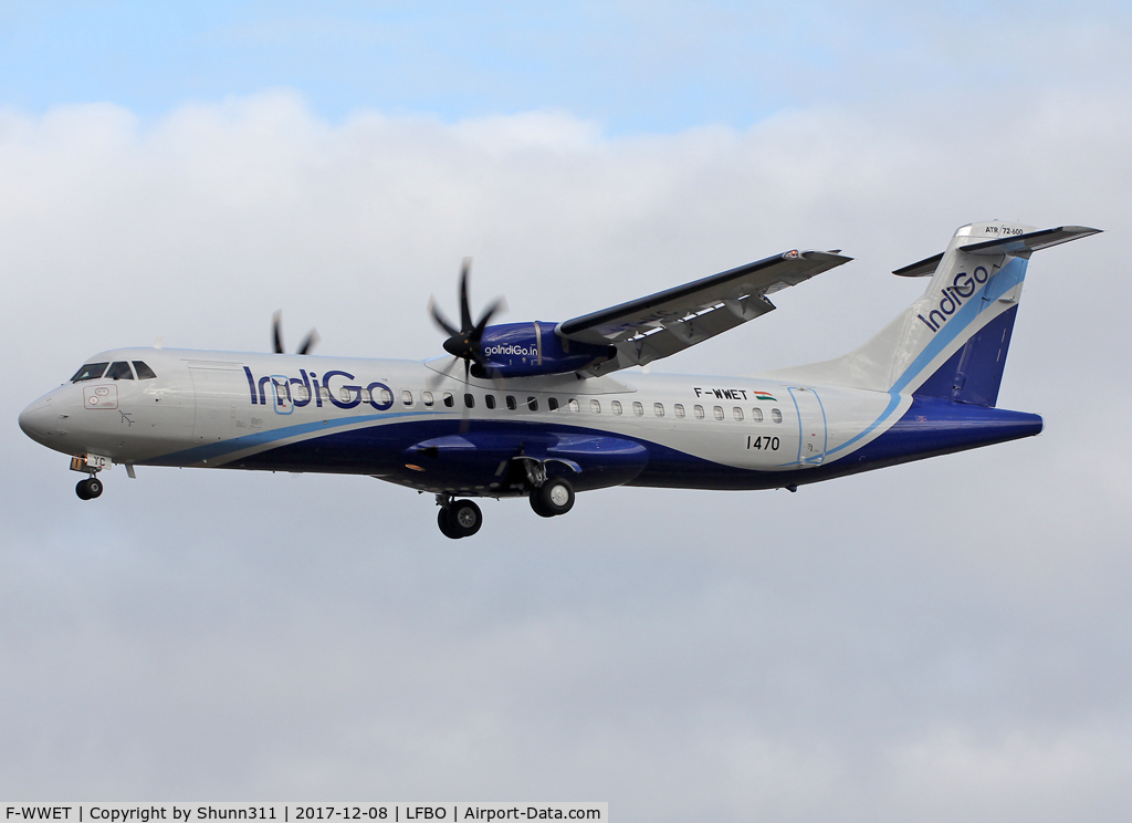 F-WWET, 2017 ATR 72-600 C/N 1470, C/n 1470 - To be VT-IYC