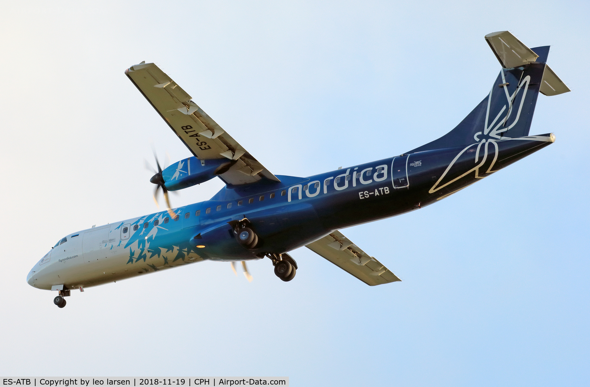 ES-ATB, 2012 ATR 72-600 (72-212A) C/N 1028, Copenhagen 19.11.2018