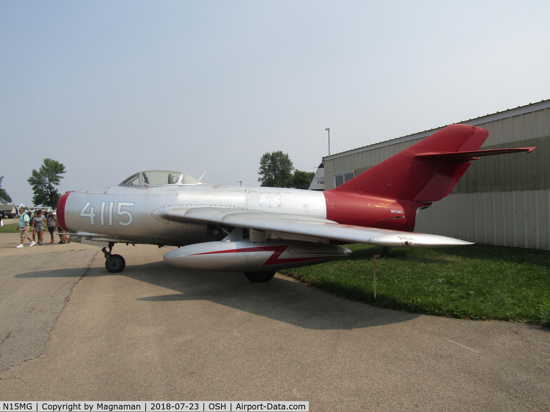 N15MG, 1954 Mikoyan-Gurevich MiG-15bis C/N 1411, at EAA 18