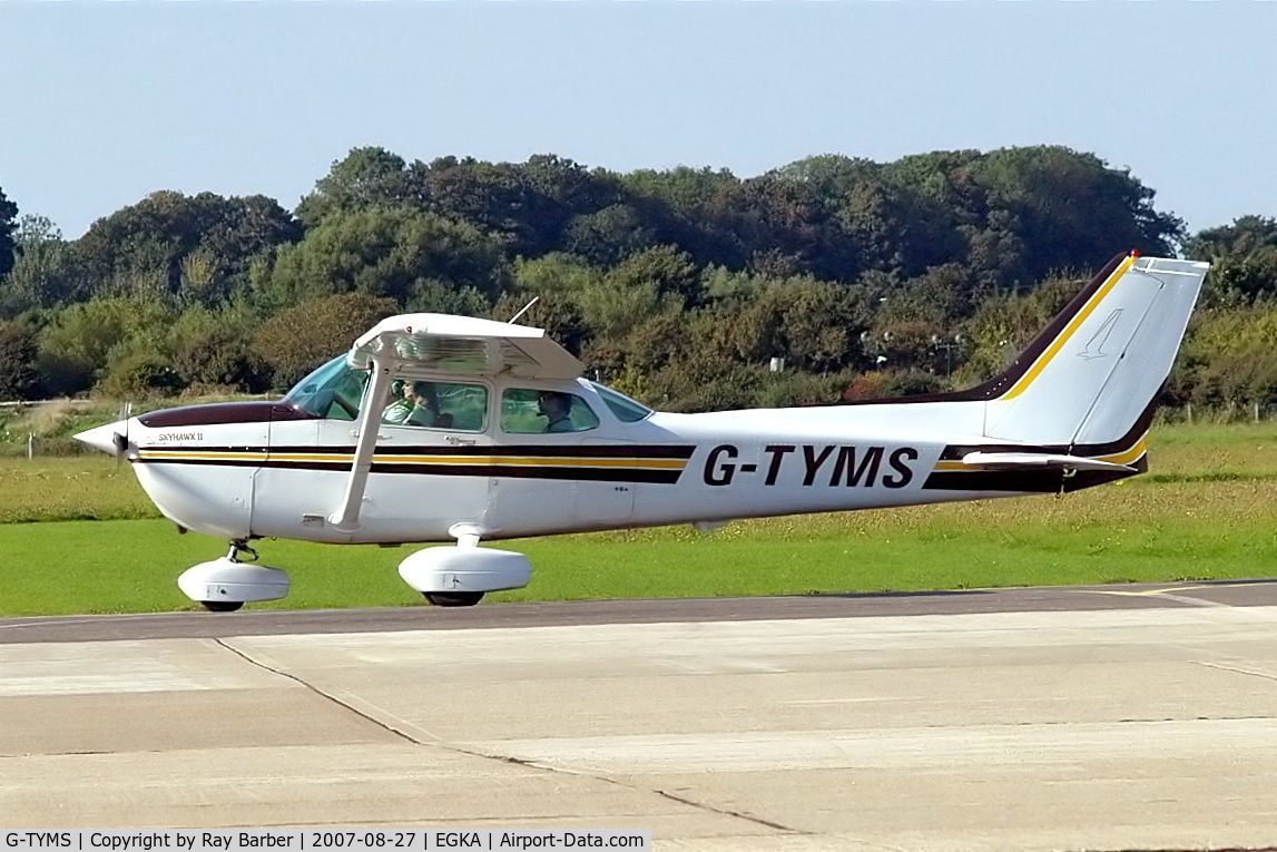 G-TYMS, 1983 Cessna 172P C/N 172-75815, G-TYMS   Cessna 172P Skyhawk [172-75615] (ESS Land Management Ltd) Shoreham~G 27/08/2007