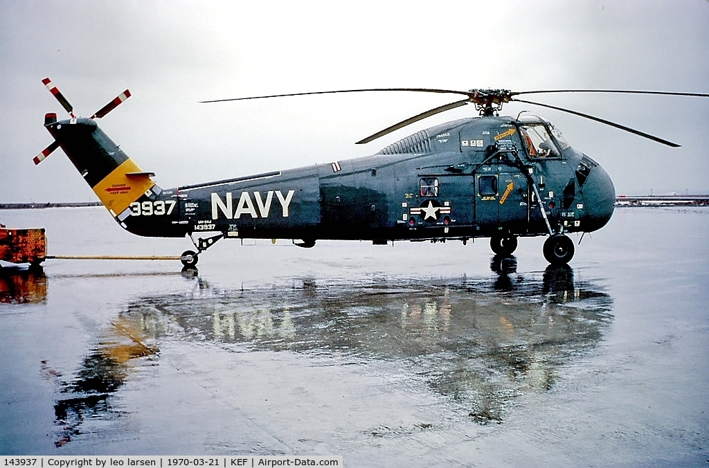 143937, Sikorsky UH-34J Seabat C/N 58-707, Keflavik 21.3.1970