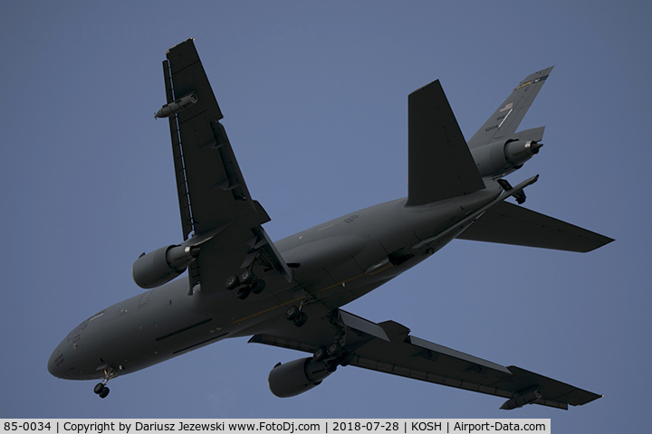 85-0034, 1985 McDonnell Douglas KC-10A Extender C/N 48239, KC-10A Extender 85-0034  from 2nd ARS 