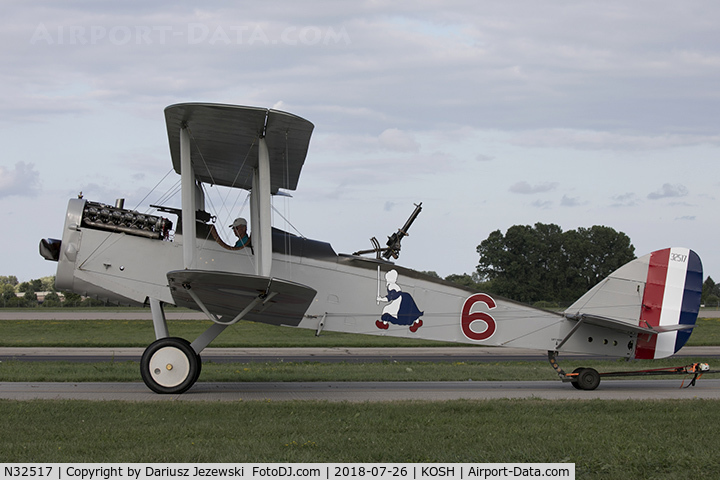 N32517, 1917 Airco/de Havilland DH-4 C/N 12459, Dayton-Wright DH.4 Liberty  C/N 12459, N32517