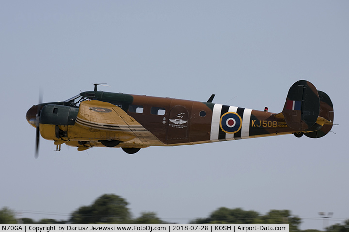 N70GA, 1946 Beech D18S C/N A-177, Beech D18S 