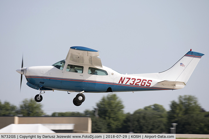 N732GS, 1976 Cessna T210L Turbo Centurion C/N 21061507, Cessna T210L Turbo Centurion  C/N 21061507, N732GS