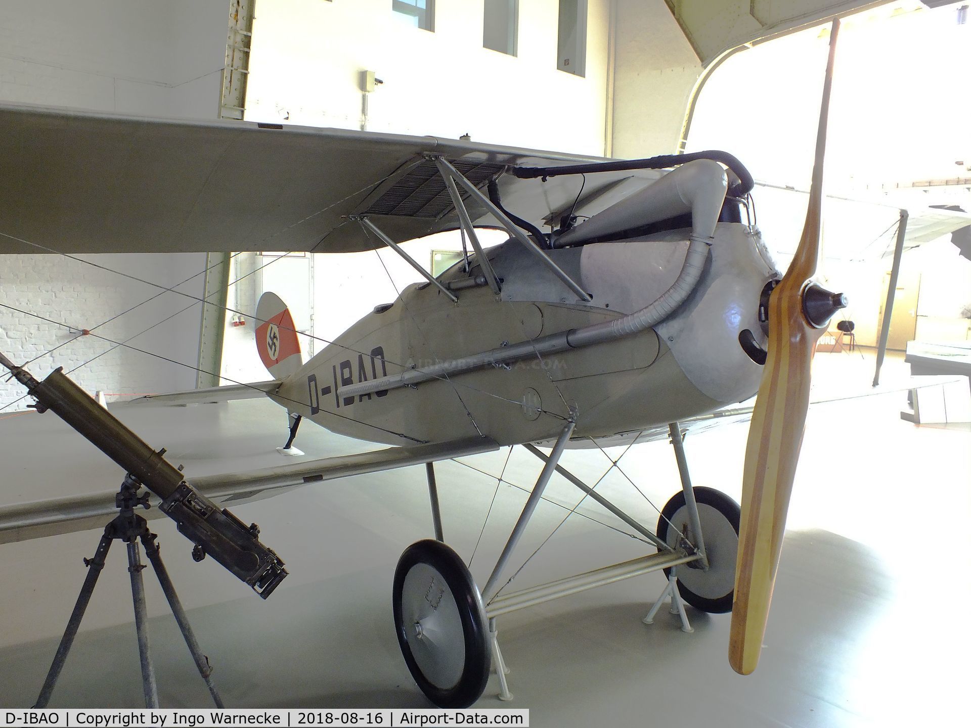 D-IBAO, Halberstadt CL.IV C/N 4205, Halberstadt CL IV civil conversion at the Luftwaffenmuseum (German Air Force museum), Berlin-Gatow
