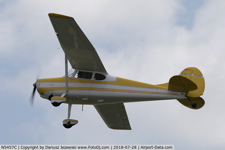 N5457C, 1950 Cessna 170 C/N 19491, Cessna 170  C/N 19491, N5457C