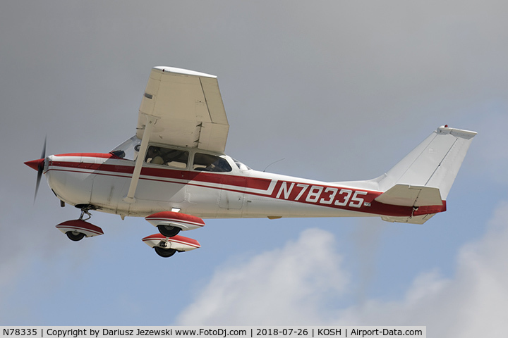 N78335, 1968 Cessna 172K Skyhawk C/N 17257570, Cessna 172K Skyhawk  C/N 17257570, N78335