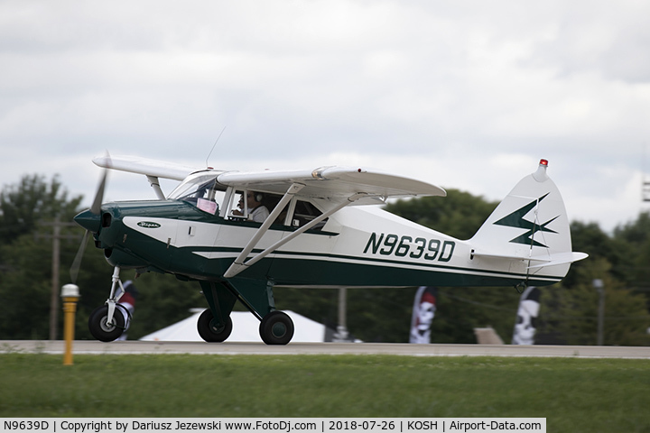 N9639D, 1959 Piper PA-22-150 C/N 22-6552, Piper PA-22-150 Tri-Pacer  C/N 22-6552, N9639D