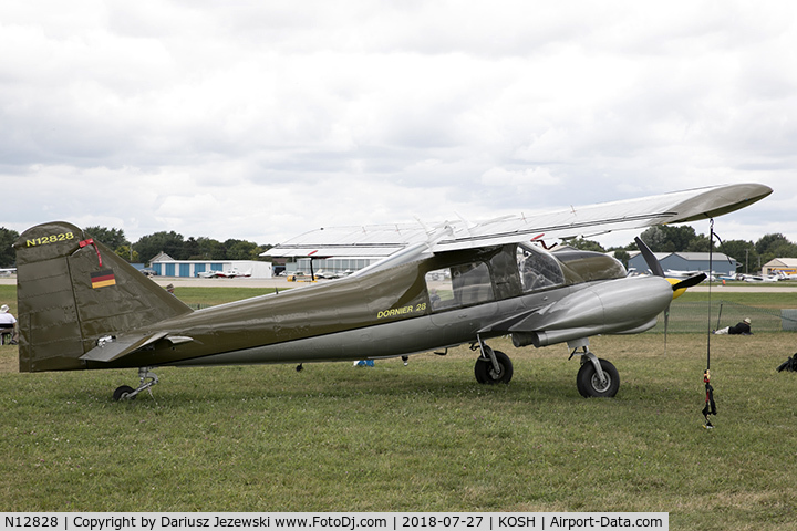N12828, 1961 Dornier Do-28A-1 C/N 3023, Dornier Do-28A-1  C/N 3023, N12828