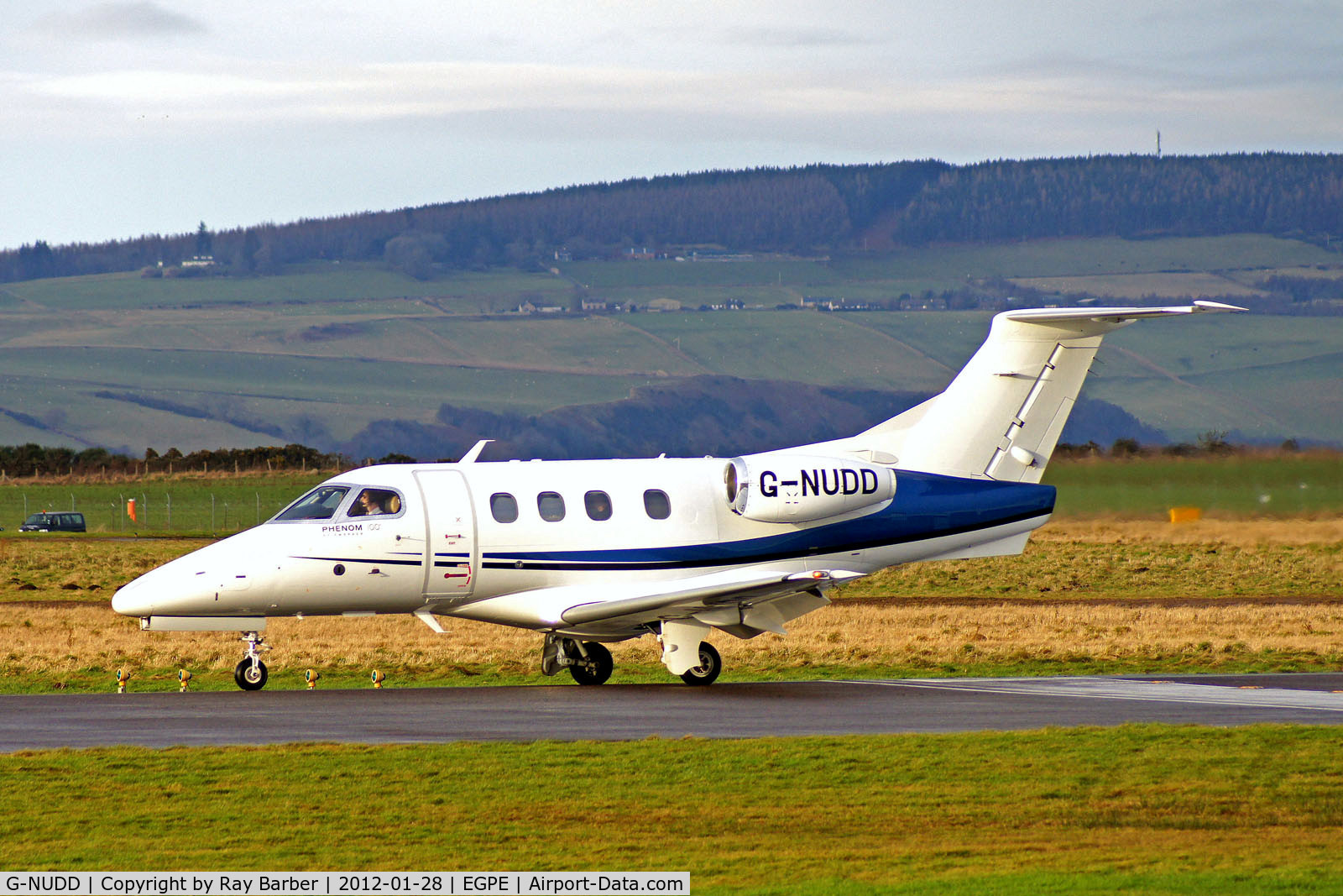 G-NUDD, 2009 Embraer EMB-500 Phenom 100 C/N 50000024, G-NUDD   Embraer Emb-500 Phenom 100 [50000024] (Flairjet) Inverness~G 28/01/2012