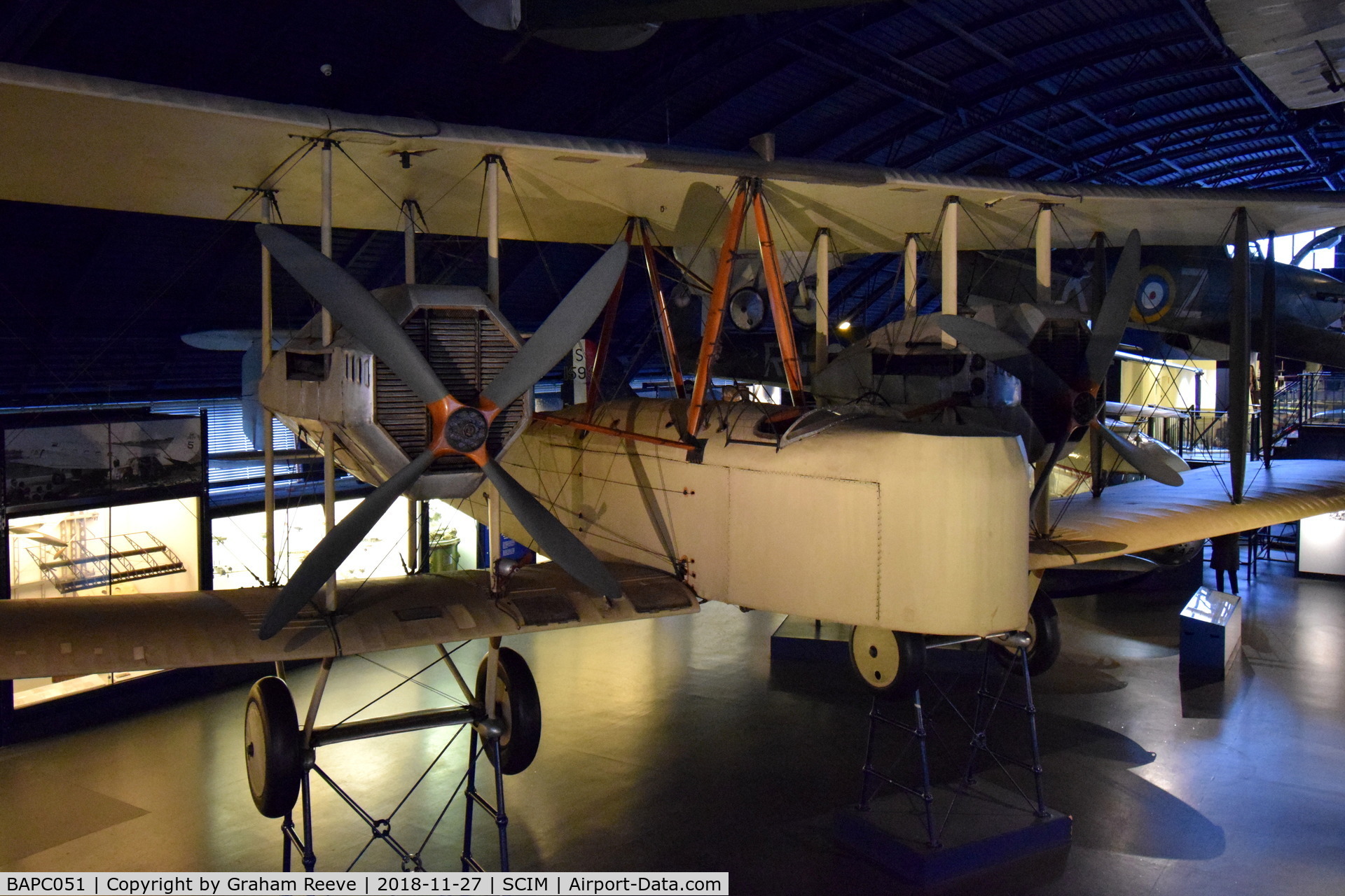 BAPC051, 1918 Vickers FB.27 Vimy IV C/N BAPC.051, On display at the Science Museum, London.