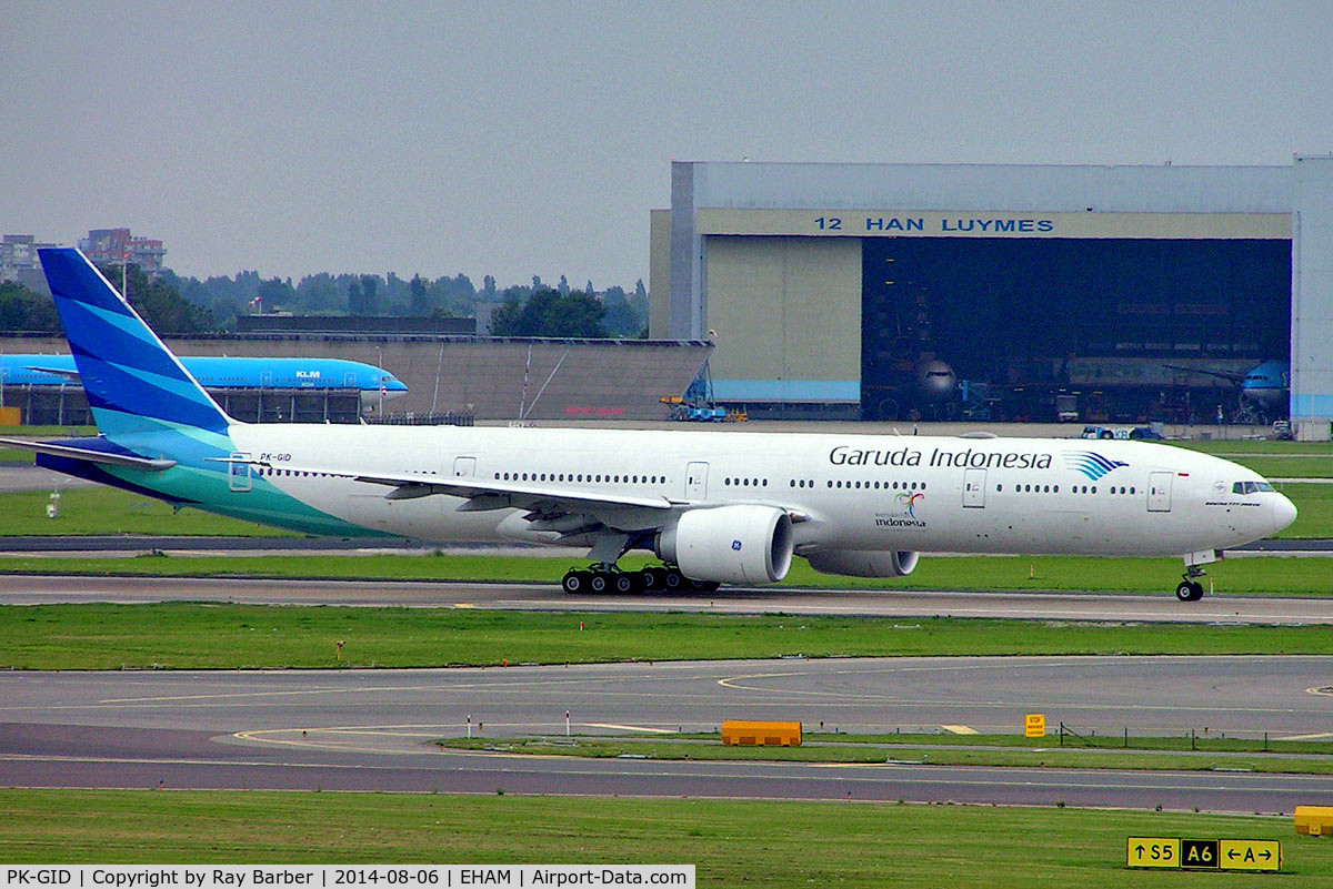 PK-GID, 2013 Boeing 777-3U3/ER C/N 29146, PK-GID   Boeing 777-3U3ER [29146] (Garuda Indonesia) Amsterdam-Schiphol~PH 06/08/2014