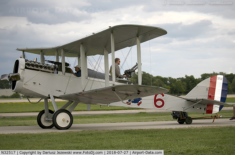 N32517, 1917 Airco/de Havilland DH-4 C/N 12459, Dayton-Wright DH.4 Liberty  C/N 12459, N32517