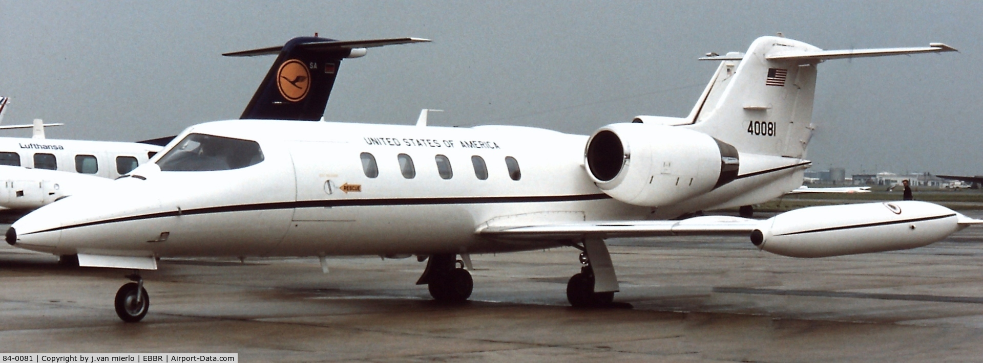 84-0081, 1984 Gates Learjet 35A (C-21A) C/N 35A-527, Brussels, G.A.T.