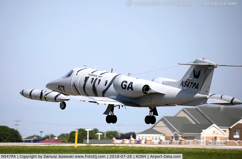 N547PA, 1975 Gates Learjet 36 C/N 012, Gates Learjet Corp. 36 C/N 12, N547PA