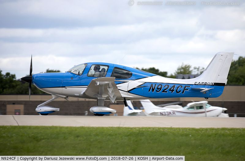 N924CF, 2018 Cirrus SR22 C/N 4639, Cirrus SR22  C/N 4639, N924CF