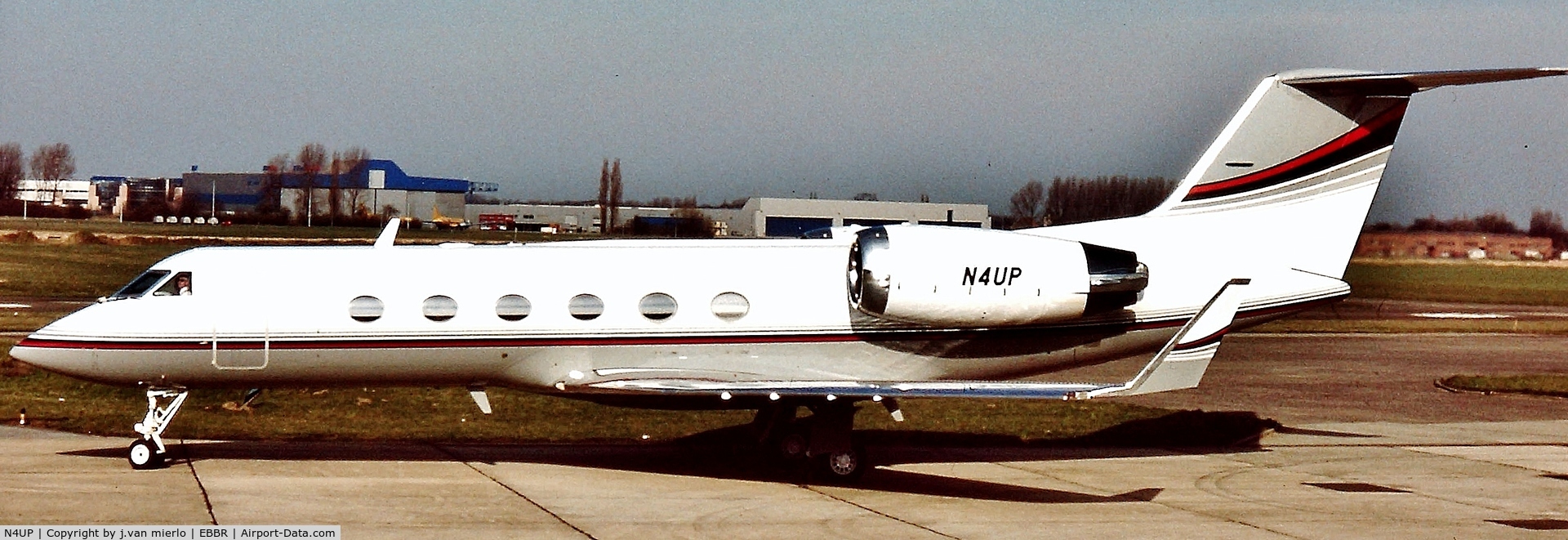N4UP, 1989 Gulfstream Aerospace G-IV C/N 1088, Belgium '90s