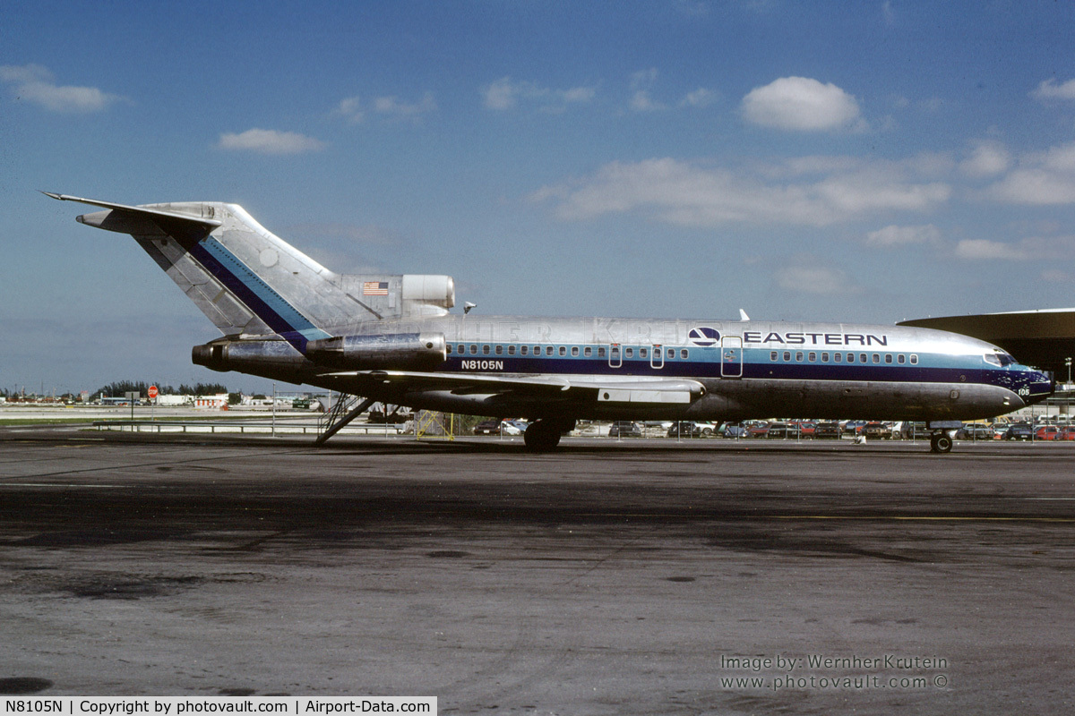 N8105N, 1964 Boeing 727-25 C/N 18256, N8105N on the tarmac