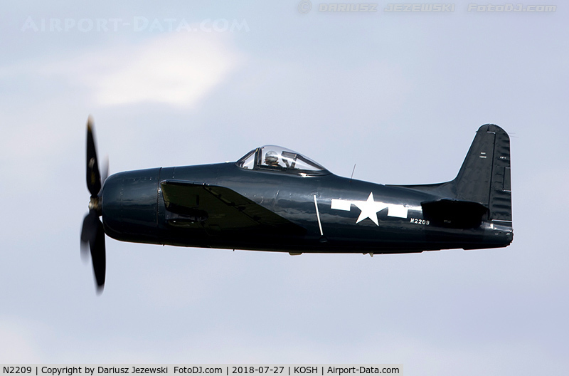 N2209, 1945 Grumman F8F-1B Bearcat C/N 122095, Grumman F8F-1B Bearcat  C/N 122095, N2209