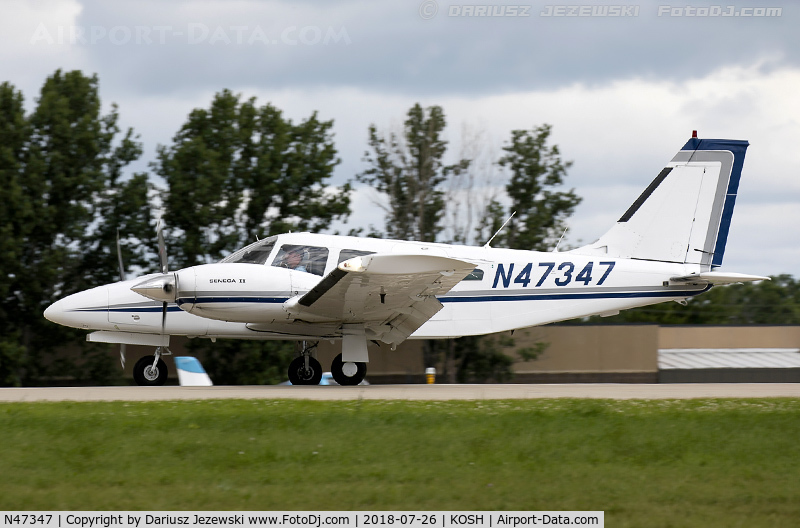 N47347, 1977 Piper PA-34-200T C/N 34-7770387, Piper PA-34-200T Seneca II  C/N 34-7770387, N47347