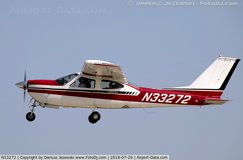 N33272, 1976 Cessna 177RG Cardinal C/N 177RG0938, Cessna 177RG Cardinal  C/N 177RG0938, N33272