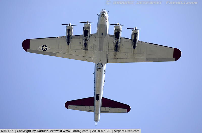 N5017N, 1944 Lockheed/Vega (Boeing) B-17G-105-VE Flying Fortress C/N 8649, Boeing B-17G Flying Fortress 