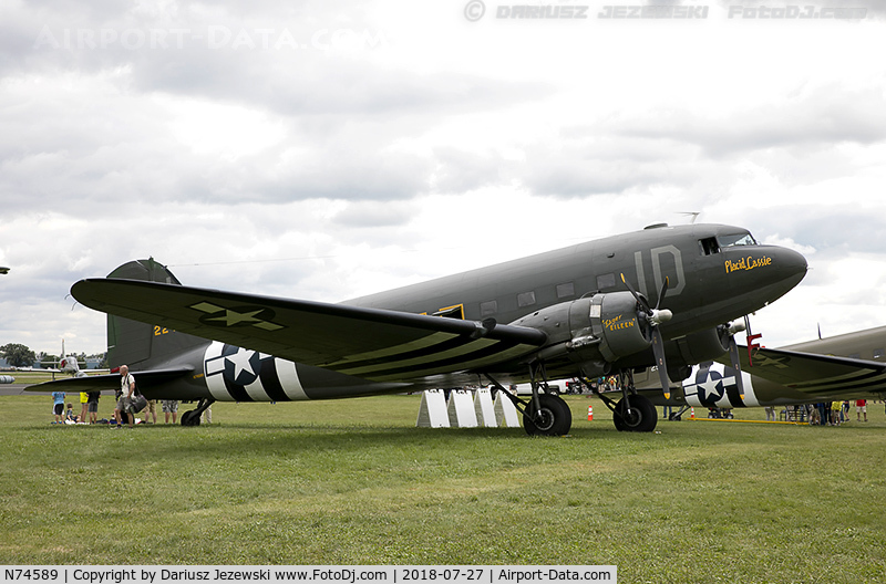 N74589, 1943 Douglas DC3C-S1C3G (C-47A) C/N 9926, Douglas DC-3C-S1C3G  C/N 9926, N74589