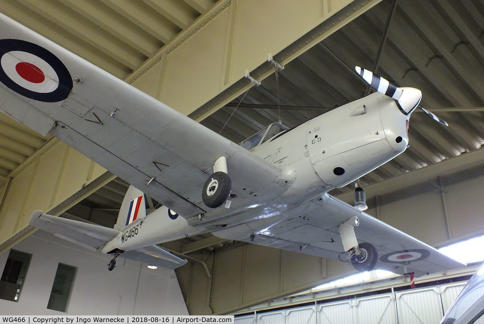 WG466, 1951 De Havilland DHC-1 Chipmunk T.10 C/N C1/0516, De Havilland Canada DHC-1 Chipmunk T10 at the Luftwaffenmuseum (German Air Force museum), Berlin-Gatow