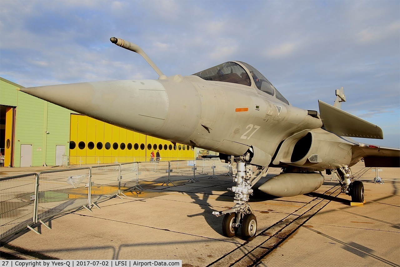 27, 2011 Dassault Rafale M C/N 27, Dassault Rafale M, Static display, St Dizier-Robinson Air Base 113 (LFSI) Open day 2017