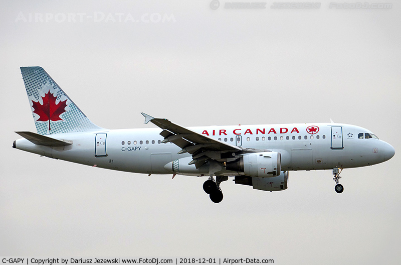 C-GAPY, 1997 Airbus A319-114 C/N 728, Airbus A319-114 - Air Canada  C/N 728, C-GAPY