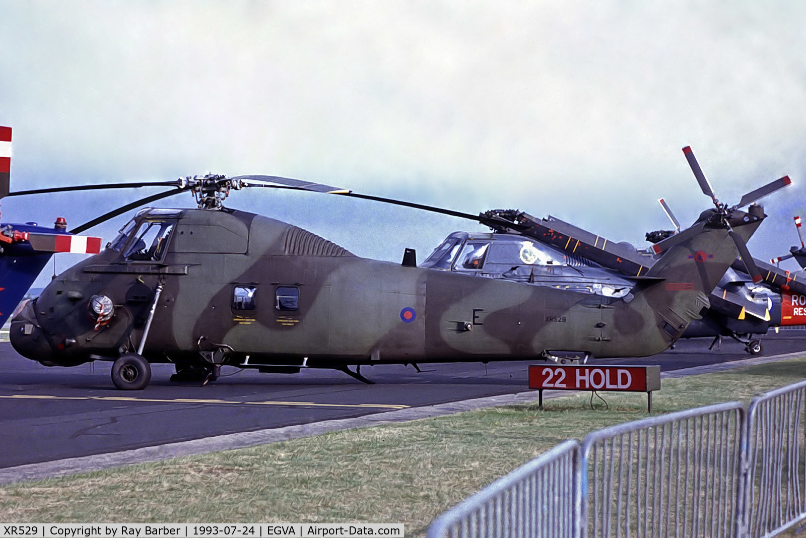 XR529, 1964 Westland Wessex HC.2 C/N WA151, XR529   Westland WS.58 Wessex HC.2 [WA151] (Royal Air Force) RAF Fairford~G @ 24/07/1993