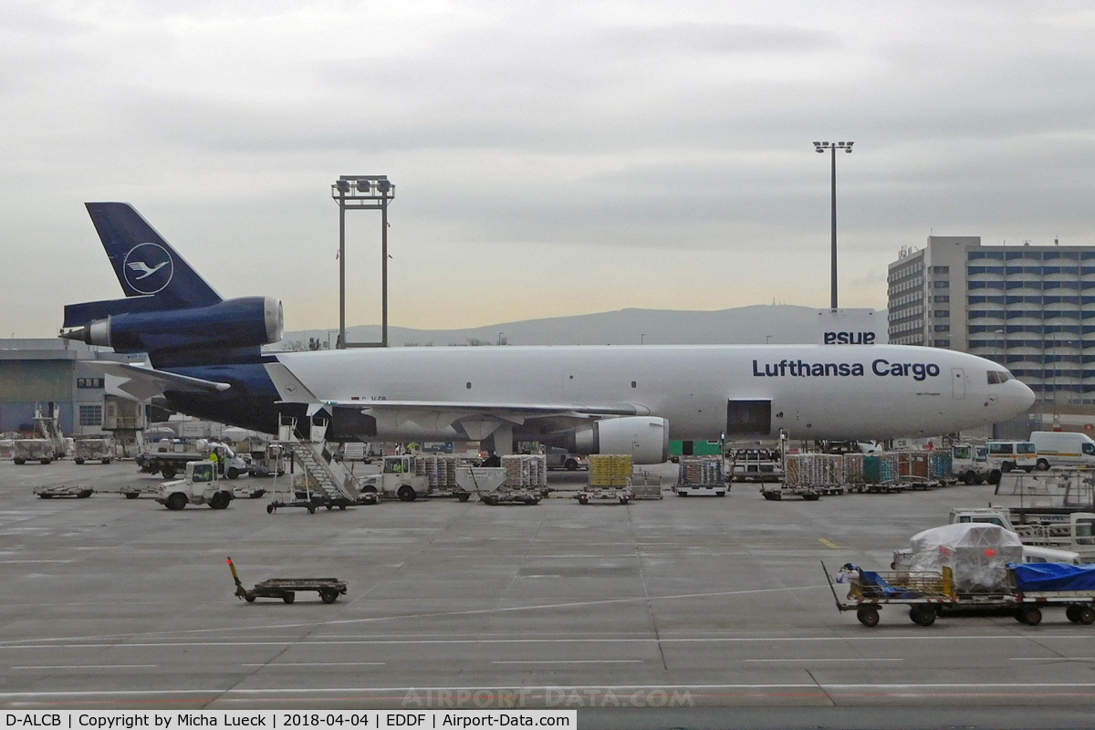 D-ALCB, 1998 McDonnell Douglas MD-11F C/N 48782, Sporting the new LH livery