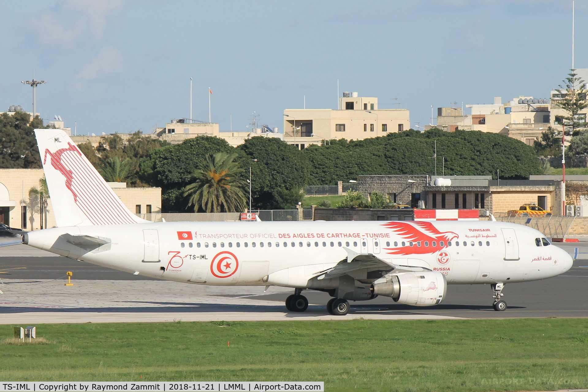 TS-IML, 1999 Airbus A320-211 C/N 0958, A320 TS-IML Tunisair in special livery