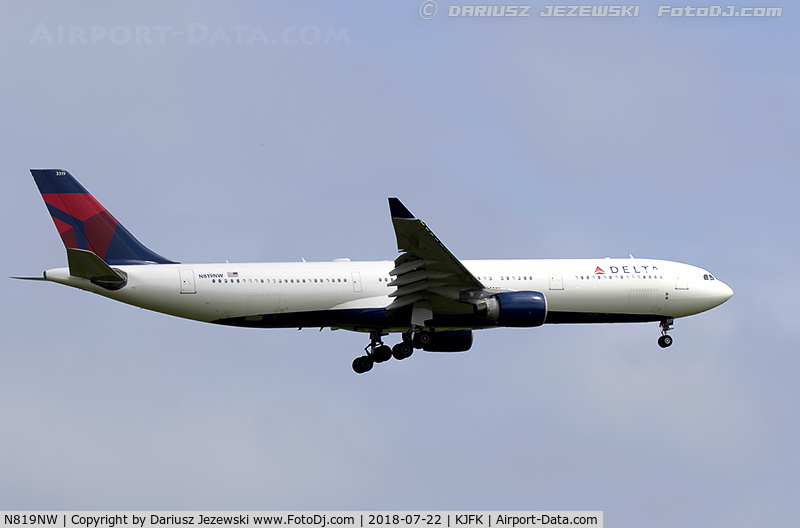 N819NW, 2007 Airbus A330-323 C/N 0858, Airbus A330-323 - Delta Air Lines  C/N 858, N819NW