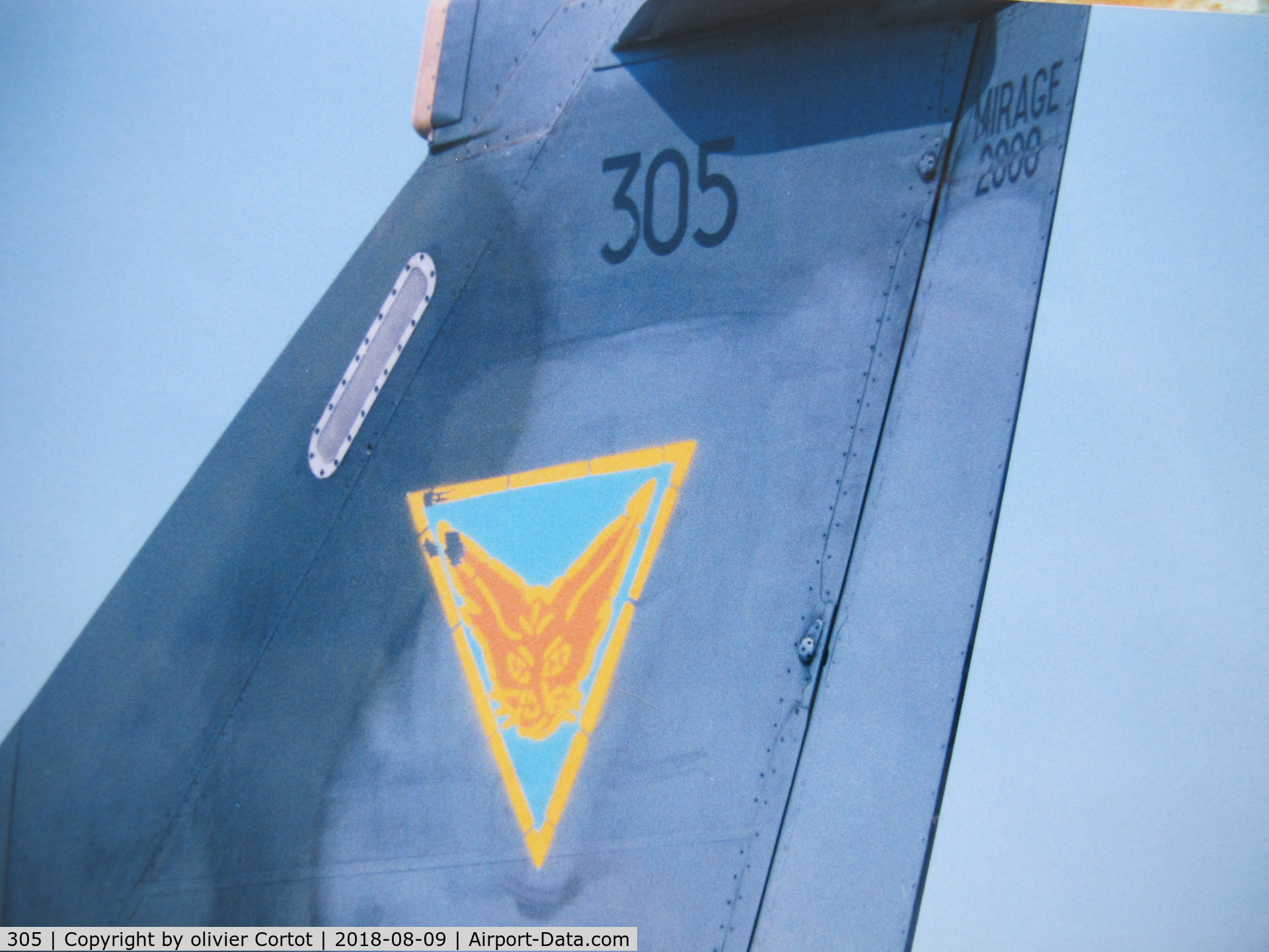 305, Dassault Mirage 2000N C/N 305, squadron insigna