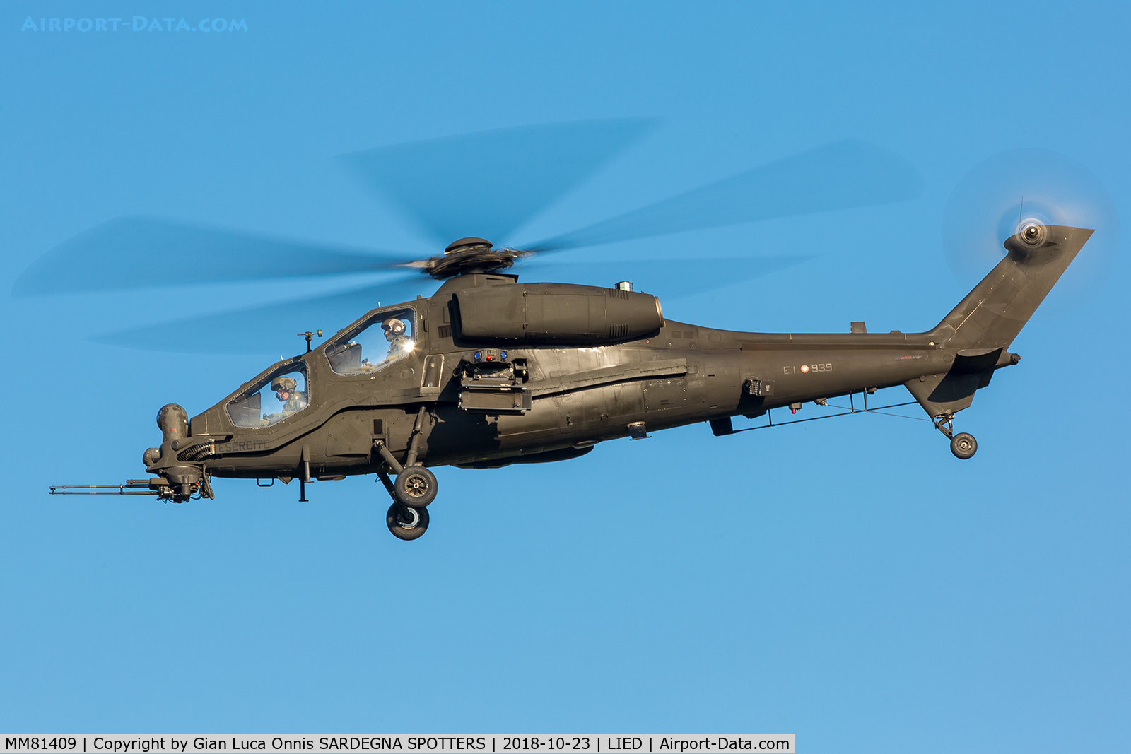 MM81409, Agusta A-129C Mangusta C/N 29040, LANDING 35R