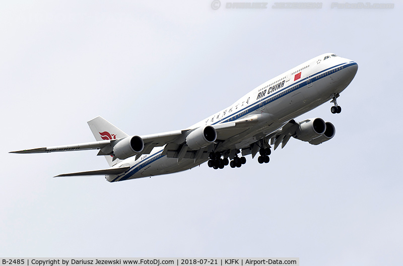 B-2485, 2014 Boeing 747-89L C/N 41191, Boeing 747-89L - Air China  C/N 41191, B-2485