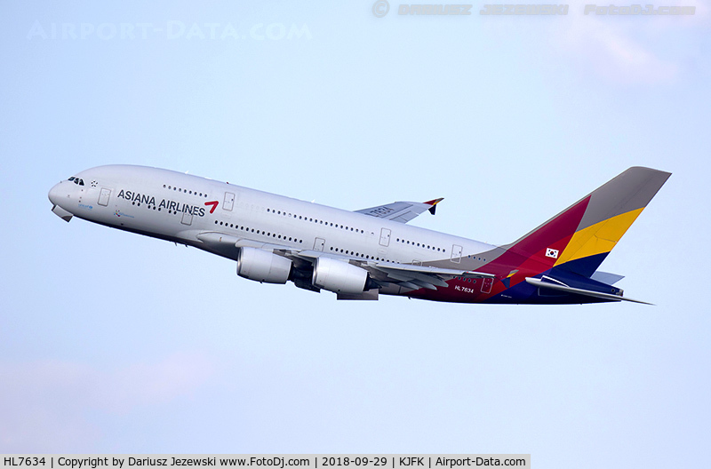 HL7634, 2014 Airbus A380-841 C/N 0179, Airbus A380-841 - Asiana Airlines  C/N 179, HL7634