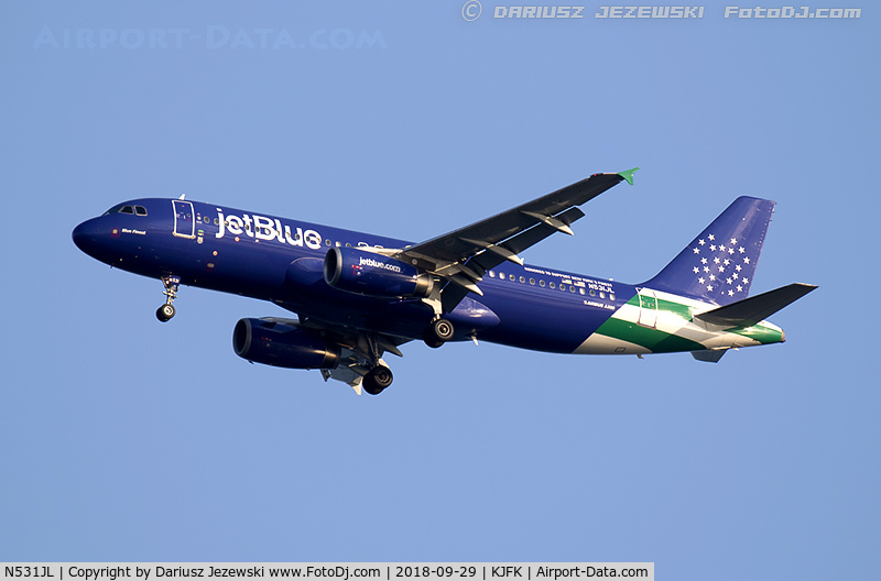N531JL, 2001 Airbus A320-232 C/N 1650, Airbus A320-232 