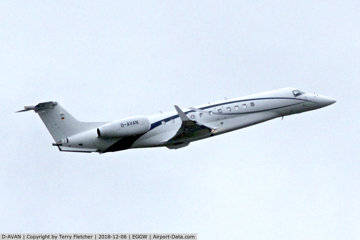 D-AVAN, 2012 Embraer ERB-135BJ Legacy 600 C/N 1451092, at Luton