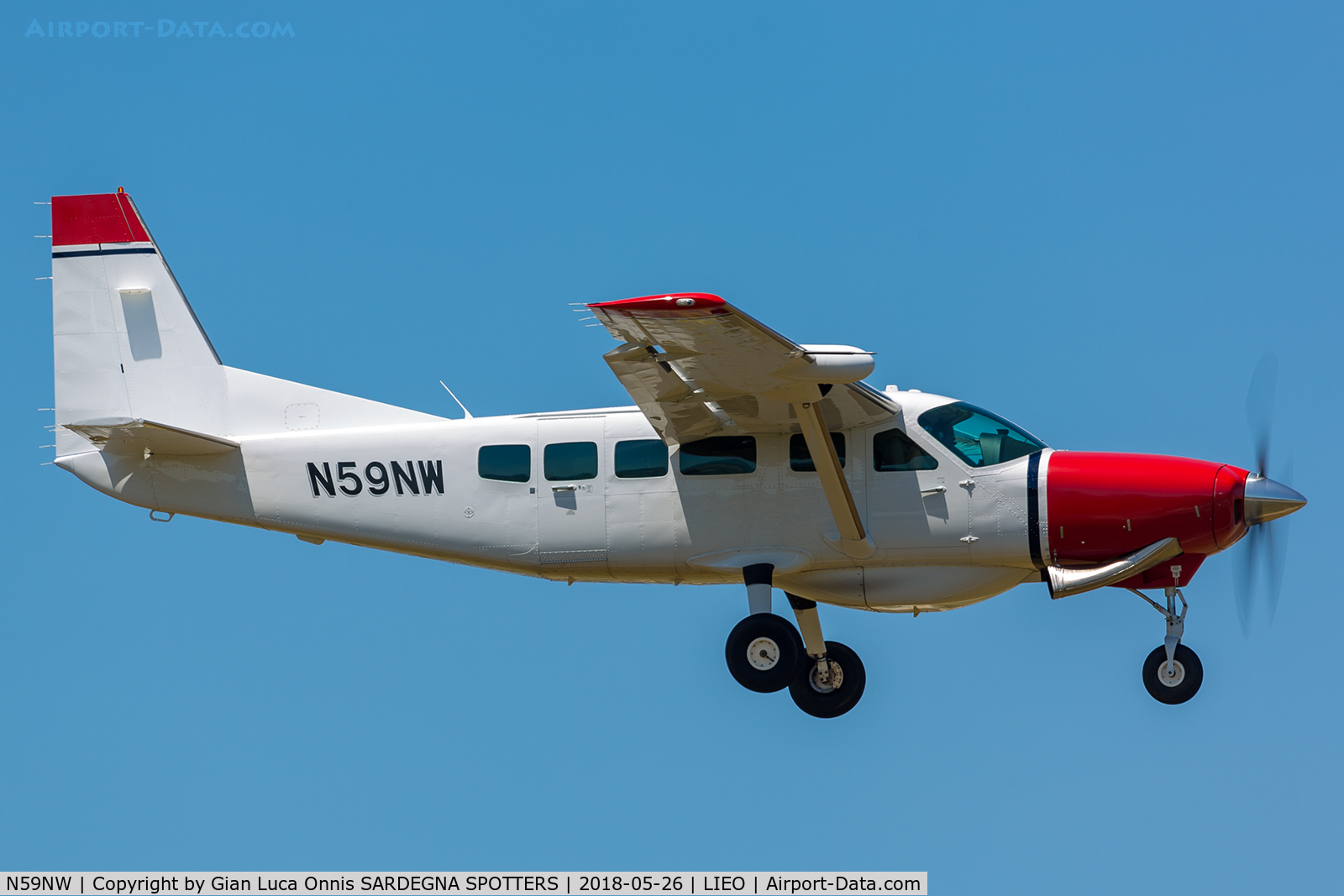 N59NW, 2013 Cessna 208 Caravan I C/N 208-00546, LANDING 05R