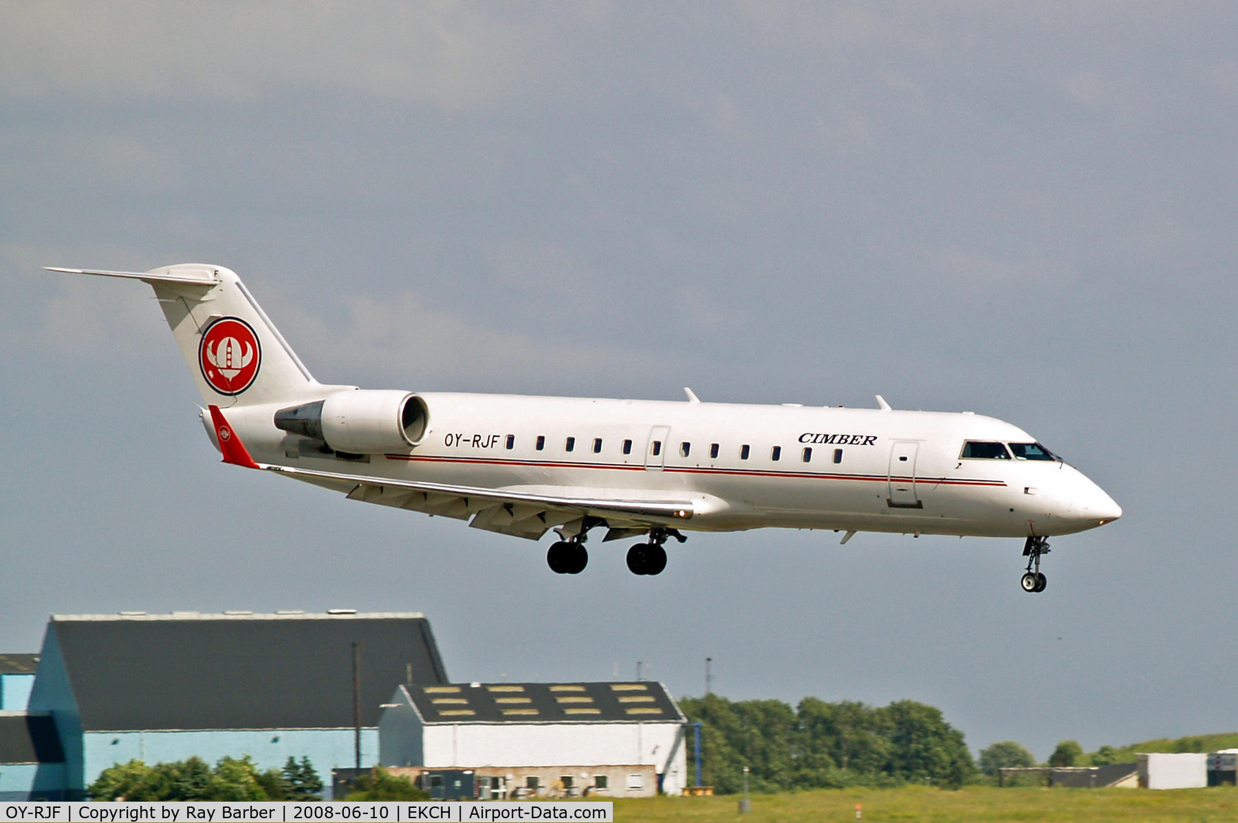 OY-RJF, 1993 Canadair CRJ-200LR (CL-600-2B19) C/N 7019, OY-RJF   Canadair CRJ-100LR [7019] (Cimber Air) Copenhagen-Kastrup~OY 10/06/2008