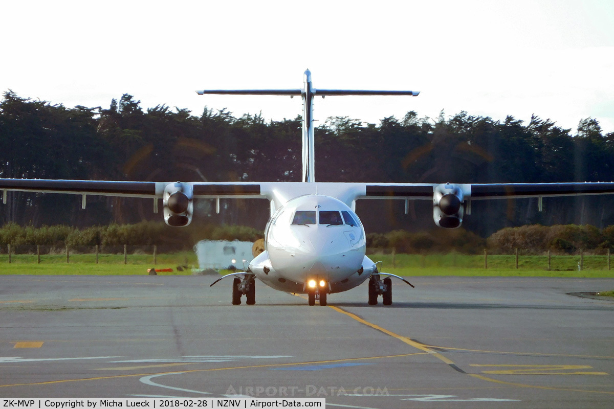 ZK-MVP, 2017 ATR 72-600 C/N 1444, At Invercargill