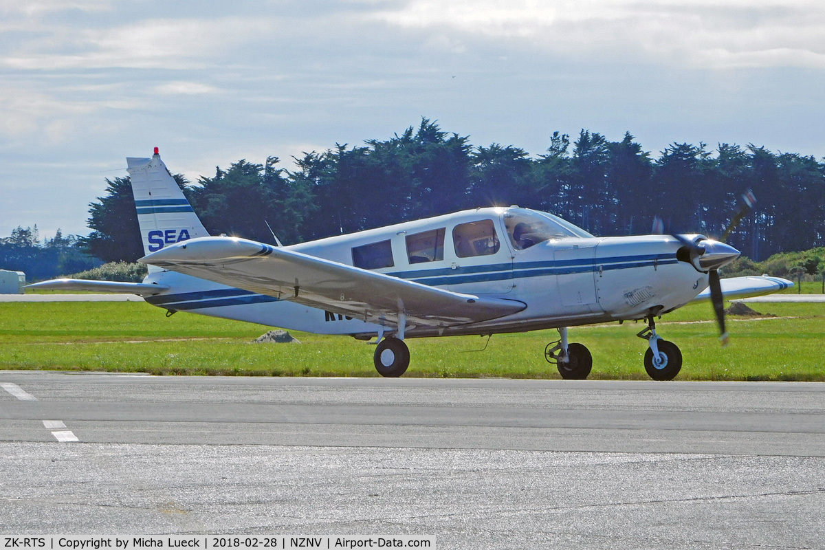 ZK-RTS, Piper PA-32-300 Cherokee Six C/N 32-7340070, At Invercargill